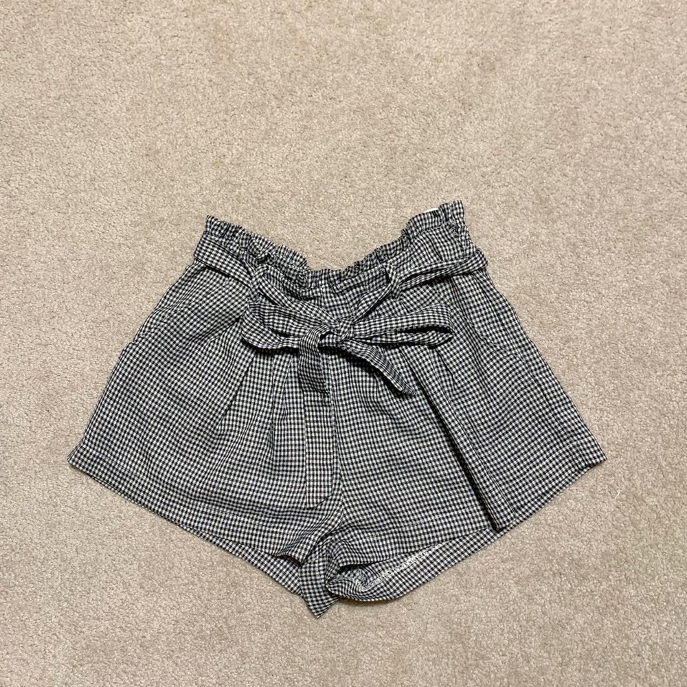 gingham paperbag shorts!!!